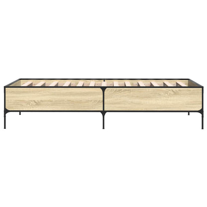 Bedframe Sonoma Eiken 80 x 200 cm Bewerkt hout