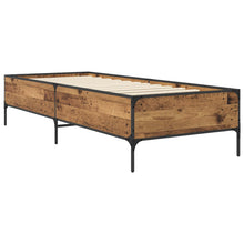 Bedframe Oud hout 80 x 200 cm Bewerkt hout