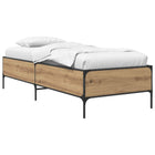 Artisan Oak Bed Frame 80 x 200 cm Treated wood