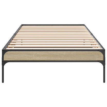 Bedframe Sonoma Eiken 80 x 200 cm Bewerkt hout