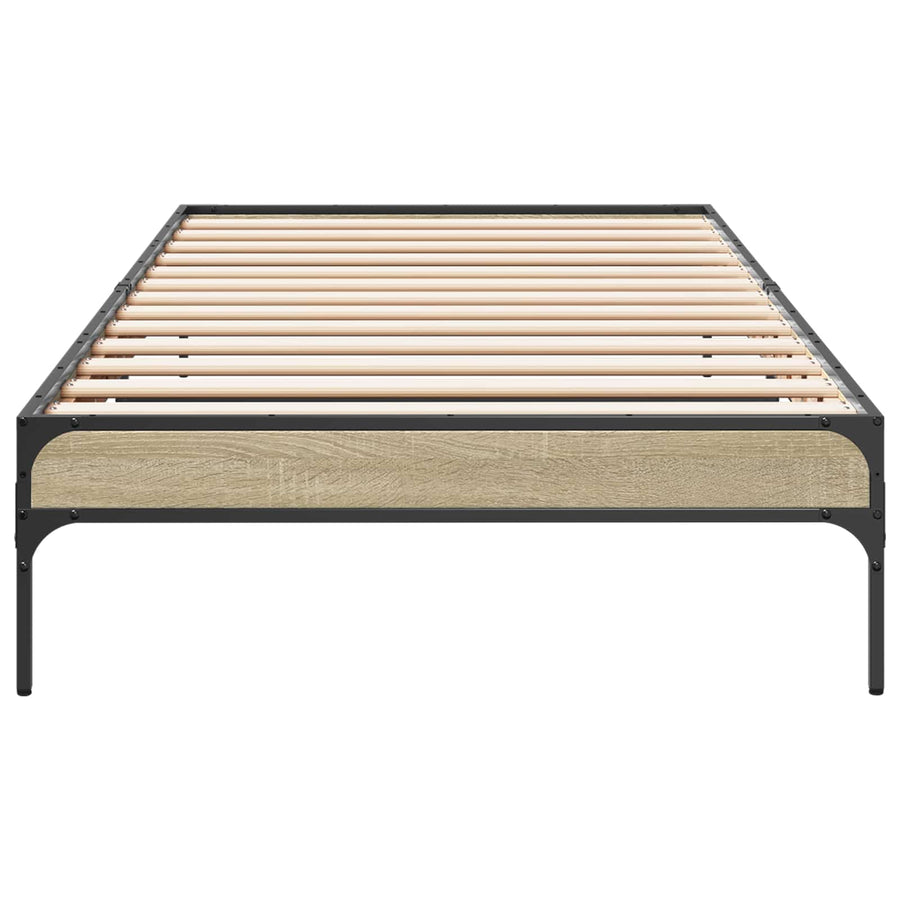 Bedframe Sonoma Eiken 80 x 200 cm Bewerkt hout