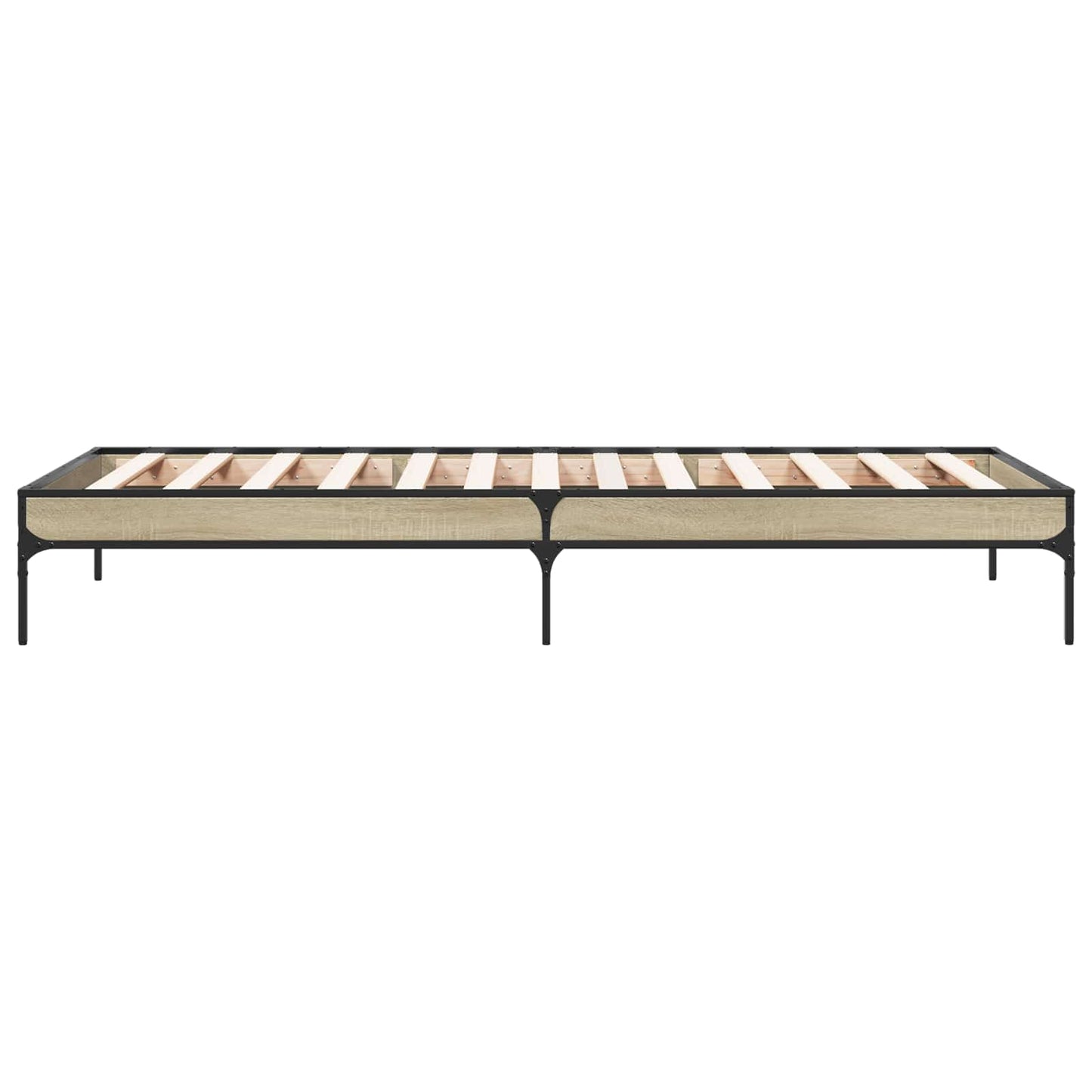 Bedframe Sonoma Eiken 80 x 200 cm Bewerkt hout