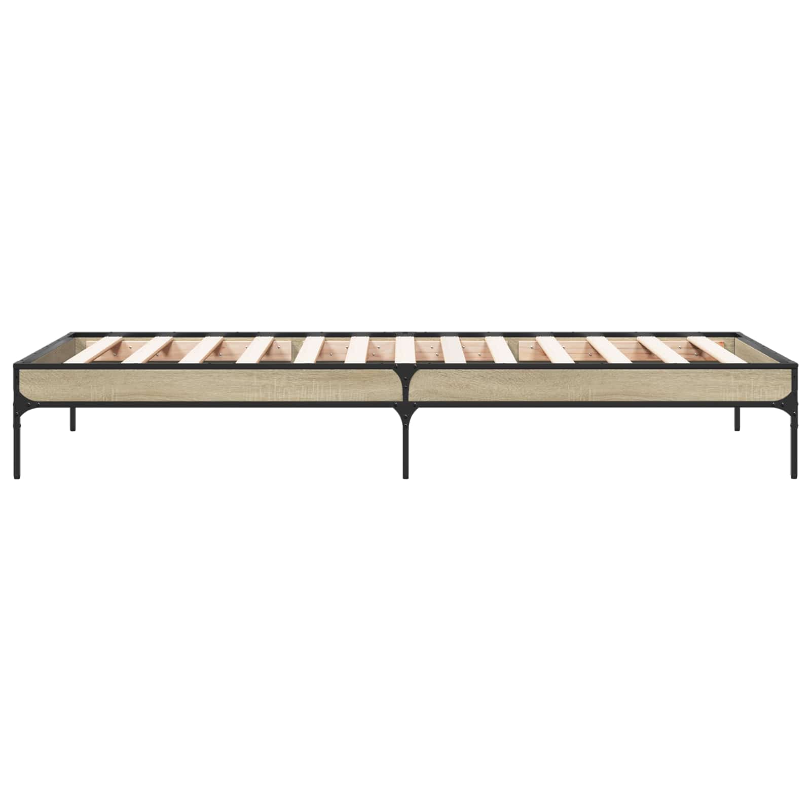 Bedframe Sonoma Eiken 80 x 200 cm Bewerkt hout