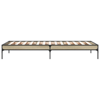 Bedframe Sonoma Eiken 80 x 200 cm Bewerkt hout