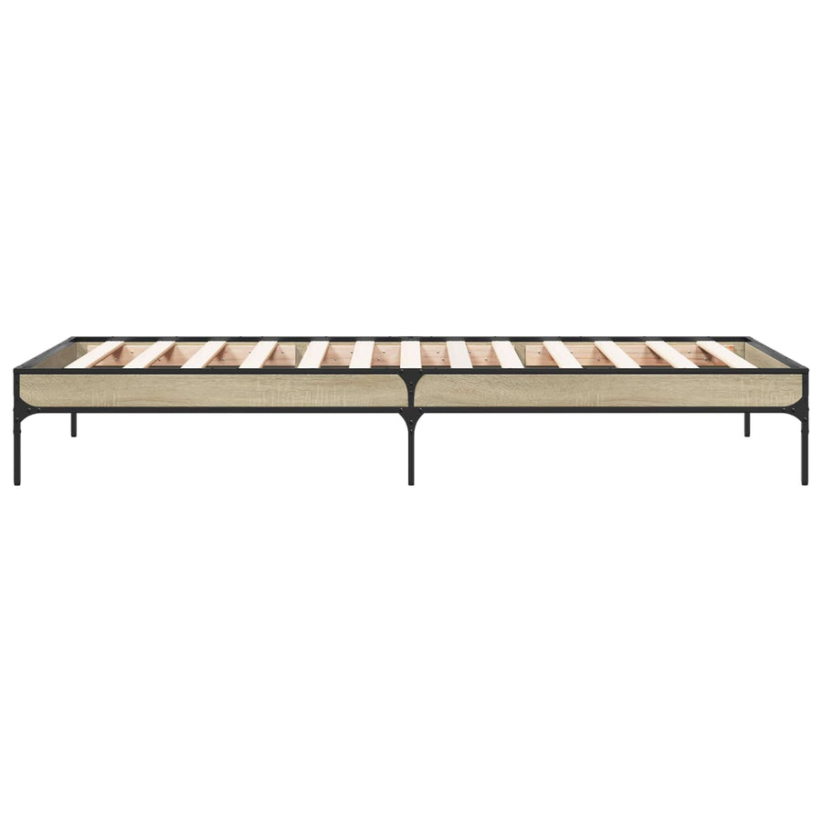 Bedframe Sonoma Eiken 80 x 200 cm Bewerkt hout