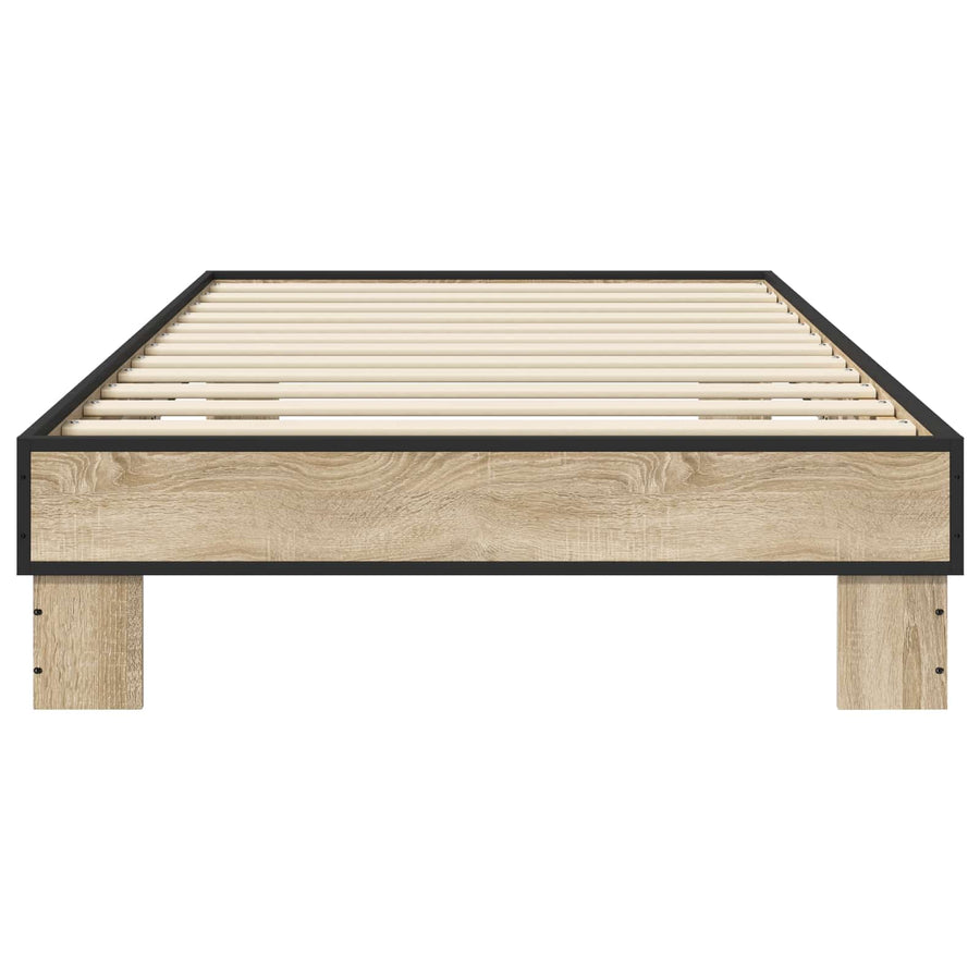 Bedframe Sonoma Eiken 80 x 200 cm Bewerkt hout