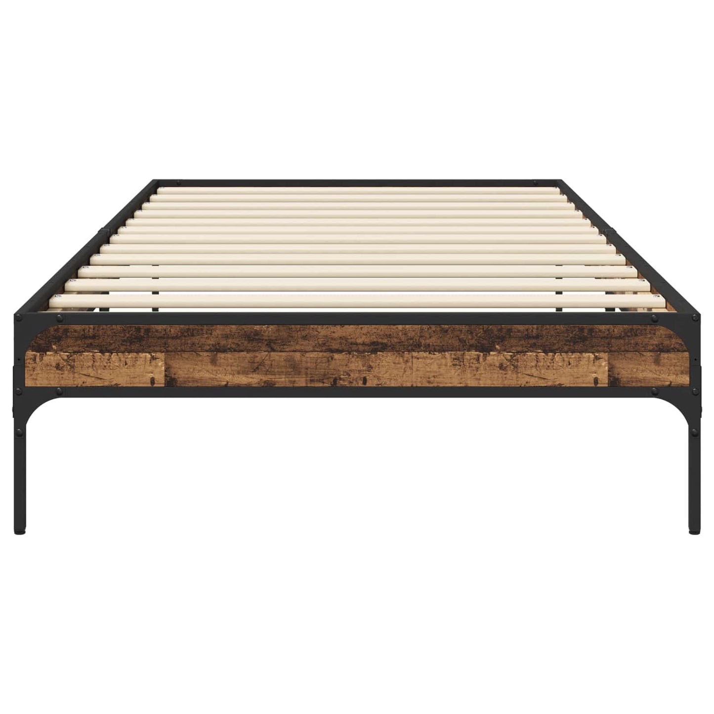 Bedframe Oud hout 80 x 200 cm Bewerkt hout