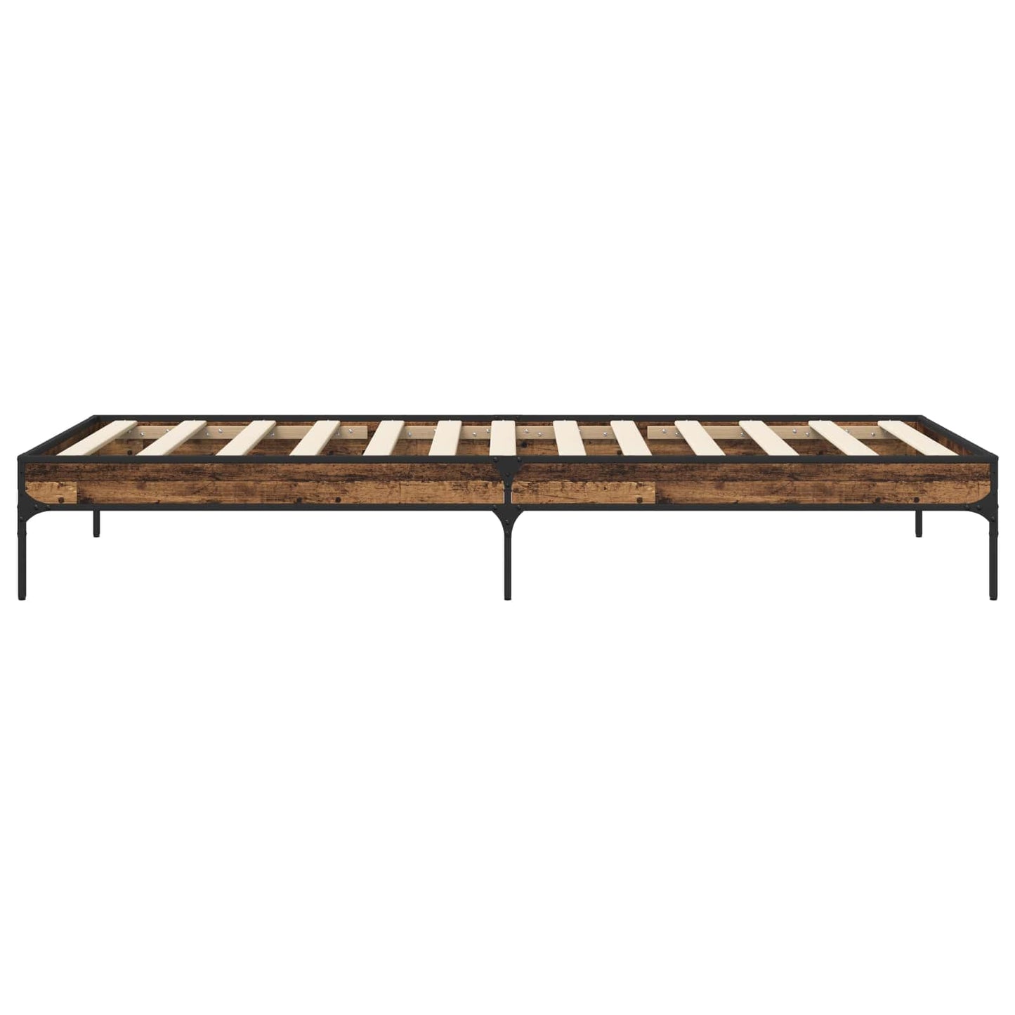 Bedframe Oud hout 80 x 200 cm Bewerkt hout