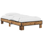 Bed frame Old wood 80 x 200 cm Treated wood