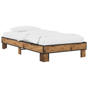 Bedframe 80x200 cm bewerkt hout