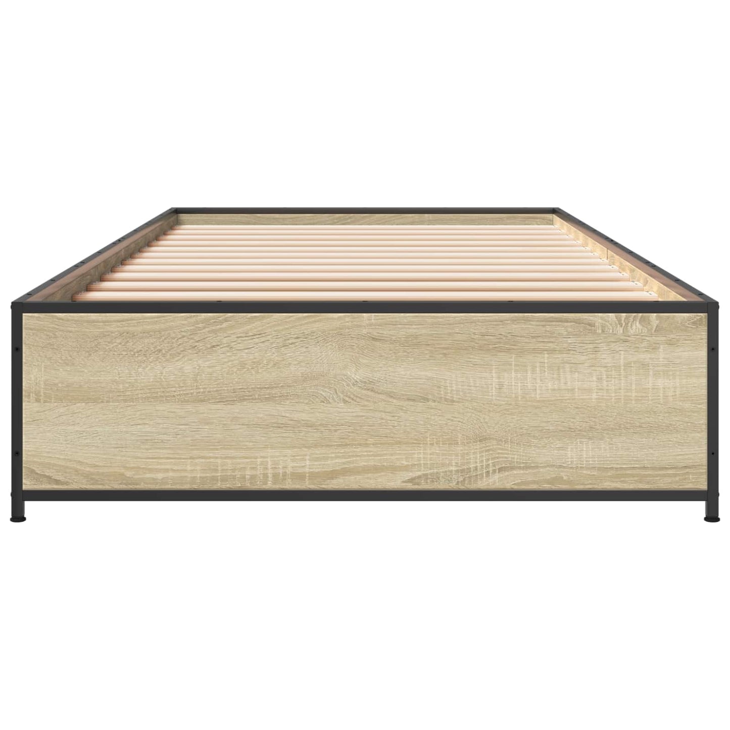 Bedframe Sonoma Eiken 80 x 200 cm Bewerkt hout