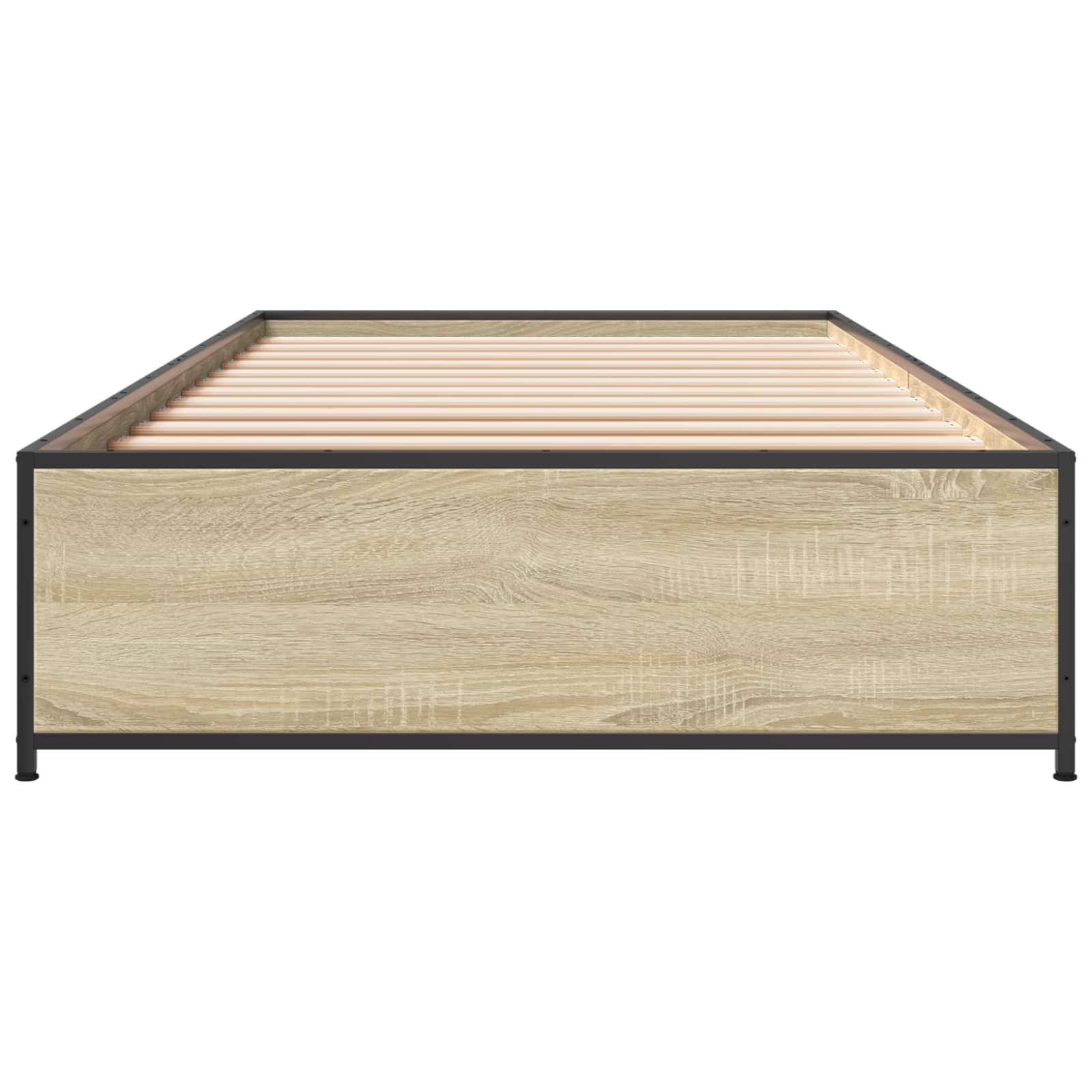Bedframe Sonoma Eiken 80 x 200 cm Bewerkt hout