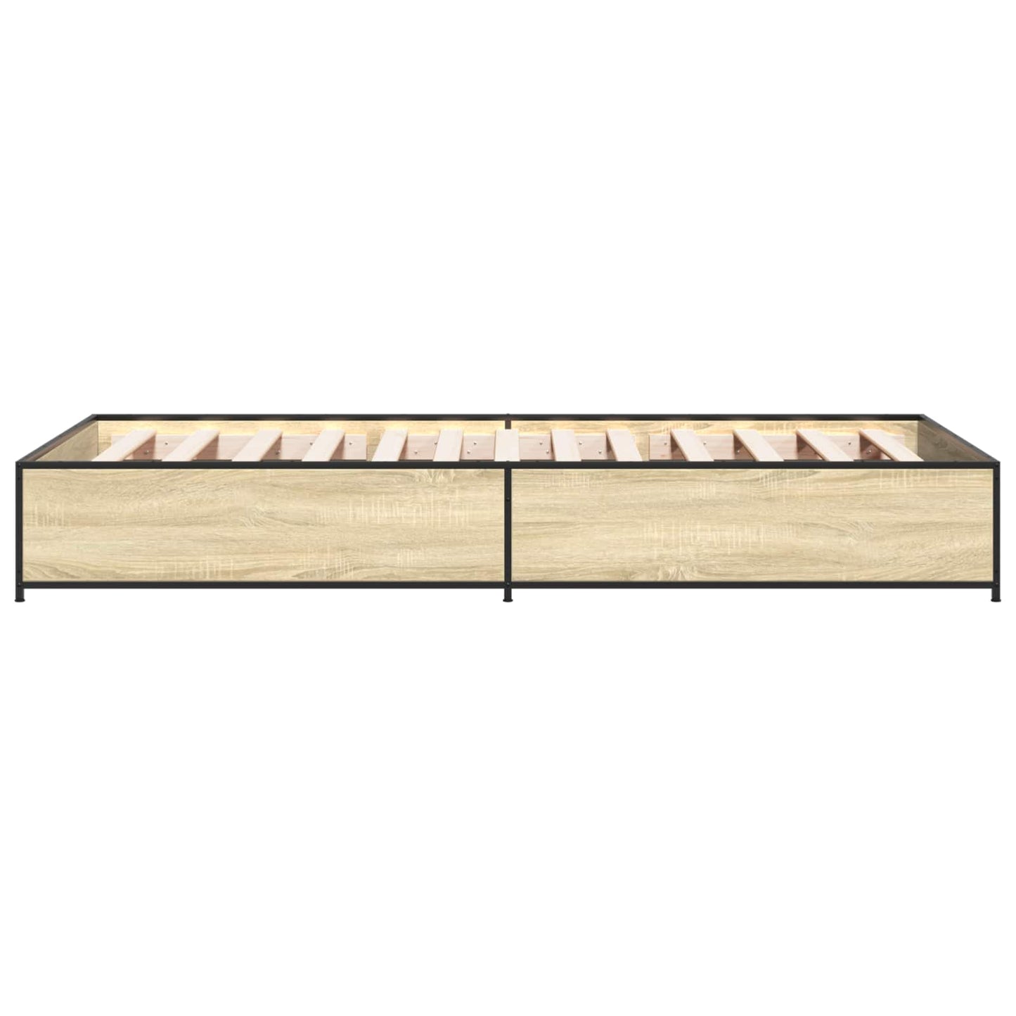 Bedframe Sonoma Eiken 80 x 200 cm Bewerkt hout