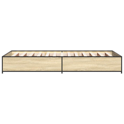 Bedframe Sonoma Eiken 80 x 200 cm Bewerkt hout