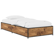 Bedframe 80x200 cm bewerkt hout