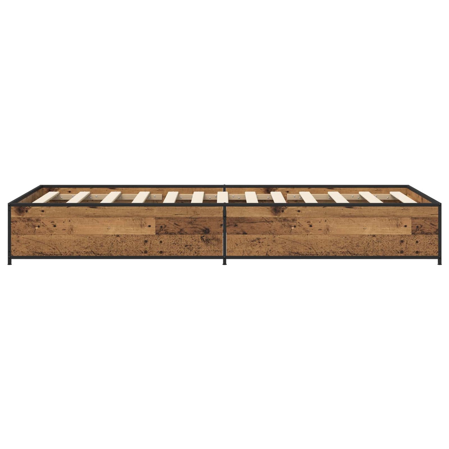 Bedframe Oud hout 80 x 200 cm Bewerkt hout