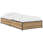 Artisan Oak Bed Frame 80 x 200 cm Treated wood