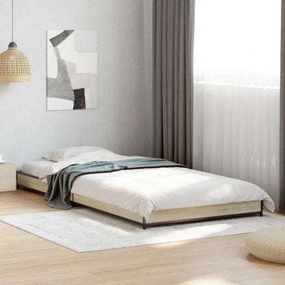 Bedframe Sonoma Eiken 80 x 200 cm Bewerkt hout