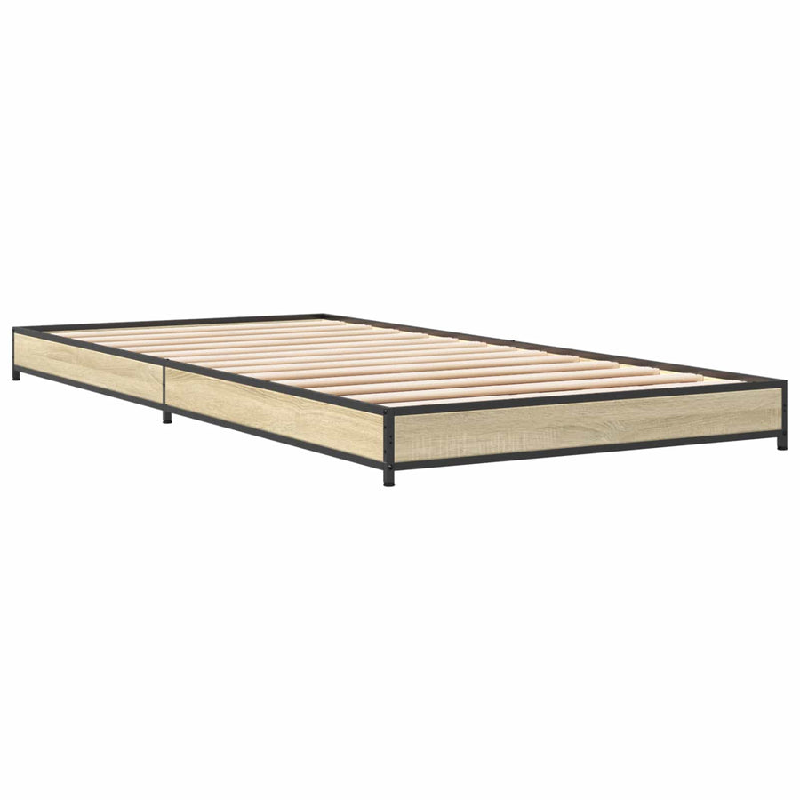Bedframe Sonoma Eiken 80 x 200 cm Bewerkt hout