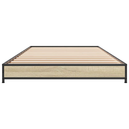 Bedframe Sonoma Eiken 80 x 200 cm Bewerkt hout