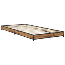 Bedframe Oud hout 80 x 200 cm Bewerkt hout