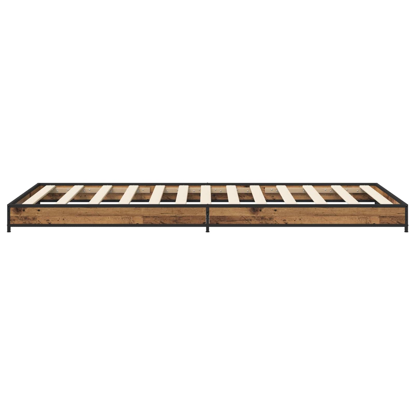 Bedframe Oud hout 80 x 200 cm Bewerkt hout