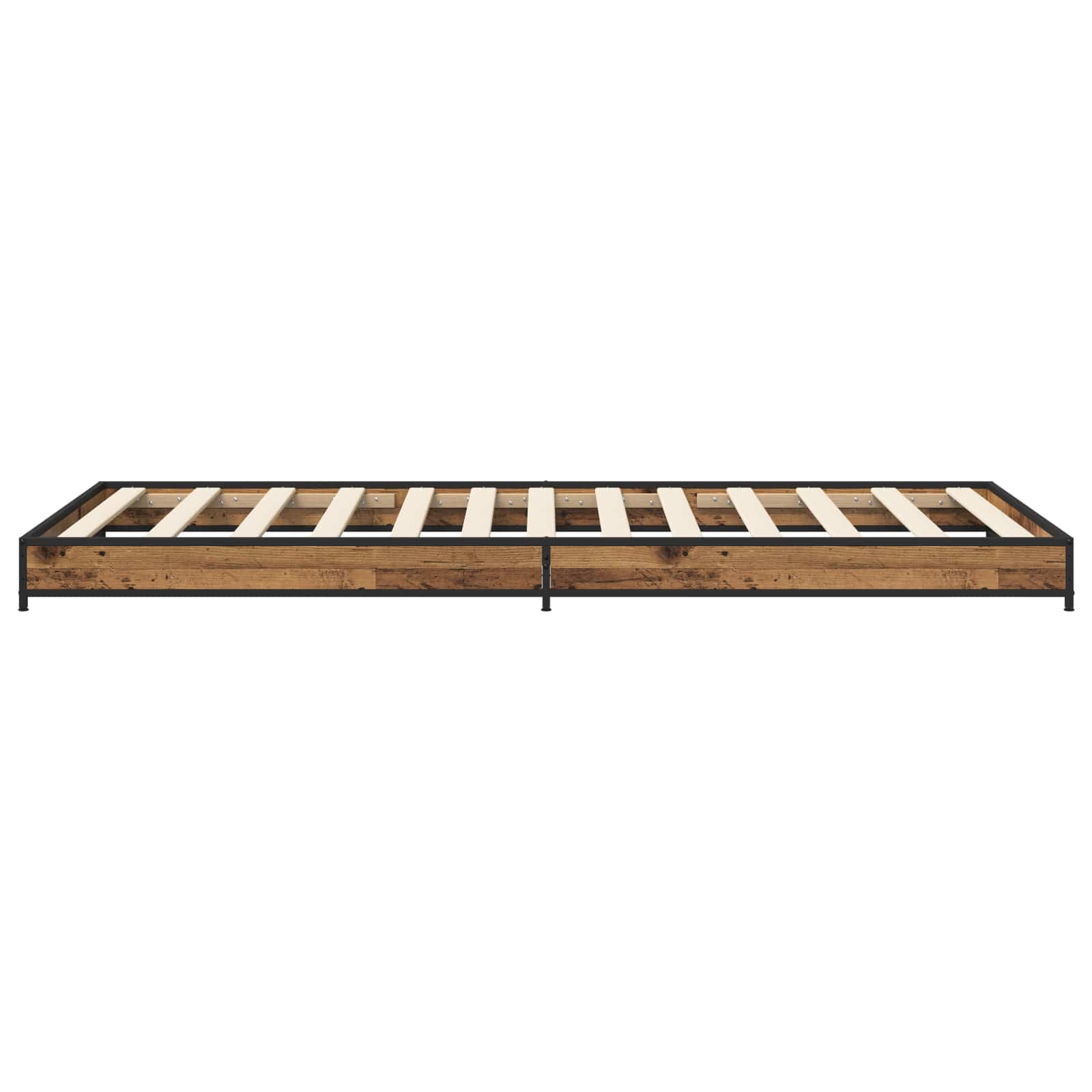 Bedframe Oud hout 80 x 200 cm Bewerkt hout