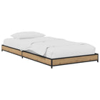 Artisan Oak Bed Frame 80 x 200 cm Treated wood