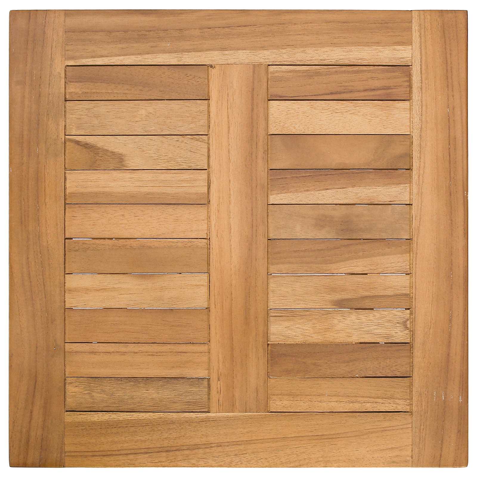 Vouwstoel met Tafel Naturel Massief Teakhout