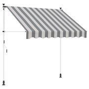 Luifel 250 cm antraciet wit