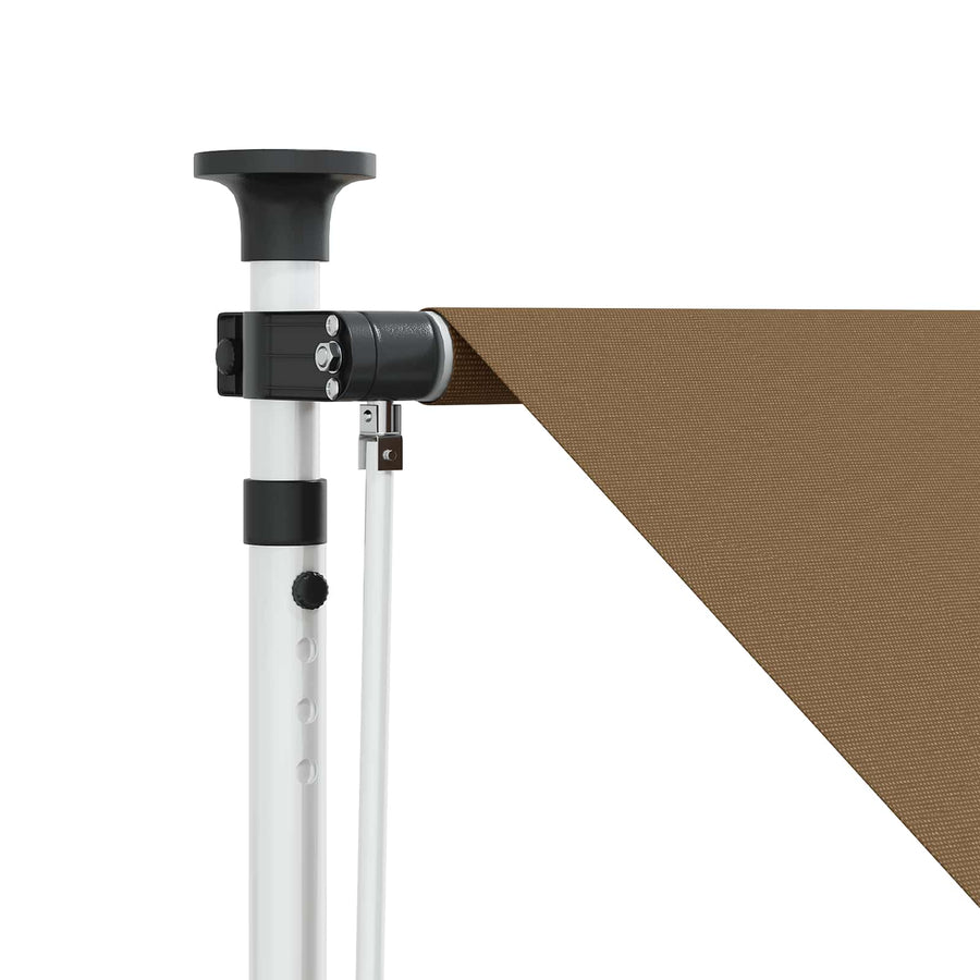 Handmatig uitschuifbare luifel Beige 250 cm