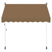 Handmatig uitschuifbare luifel Beige 300 cm