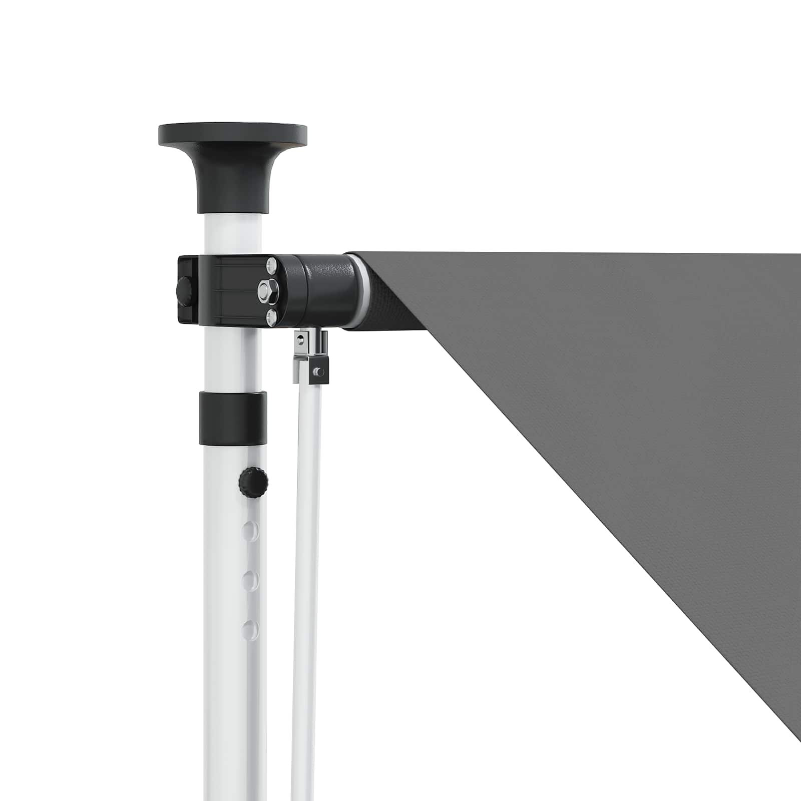 Handmatig uitschuifbare luifel Lichtgrijs 350 cm