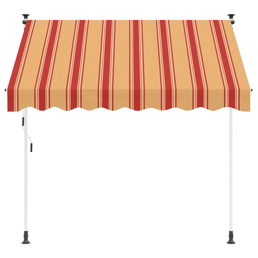 Handmatig uitschuifbare luifel Multikleur 200 x 115 x 300 cm