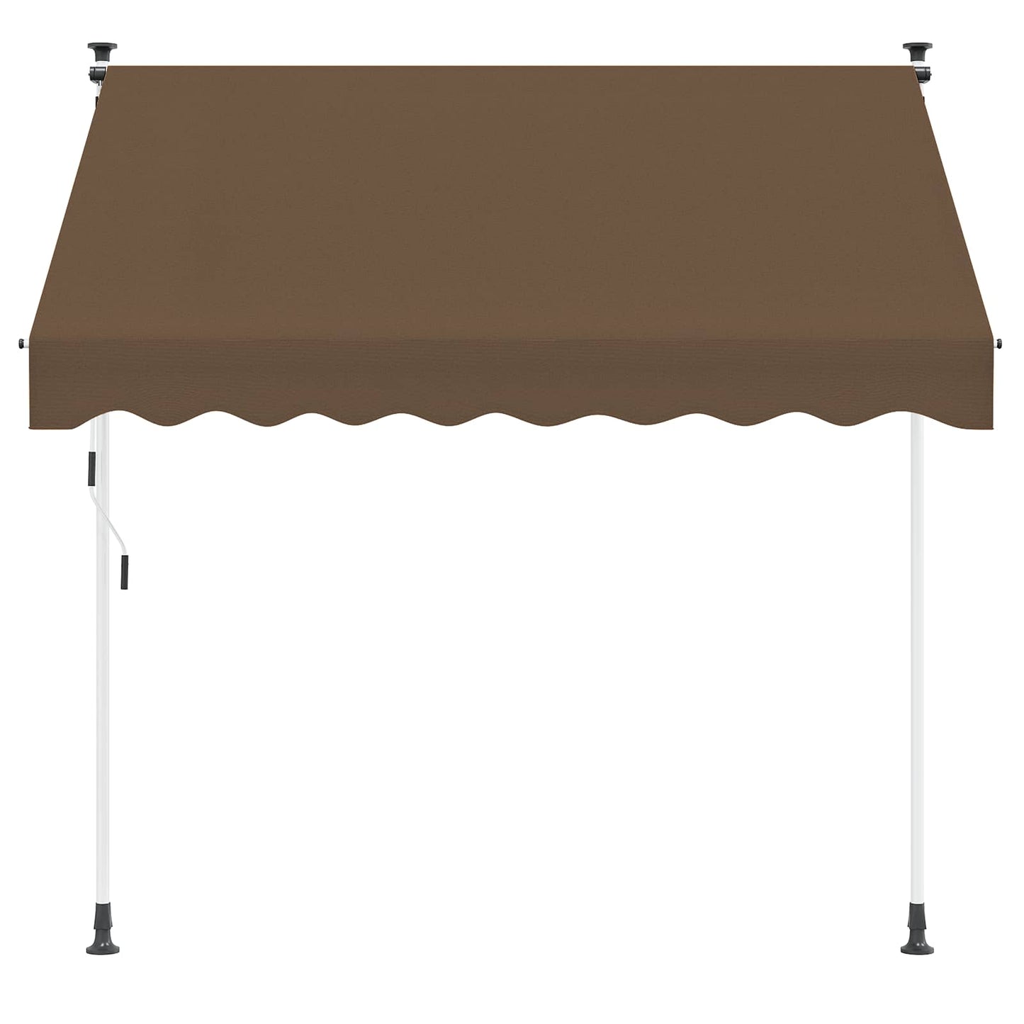 Handmatig uitschuifbare luifel Taupe 100 cm
