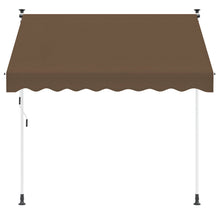 Handmatig uitschuifbare luifel Taupe 150 cm