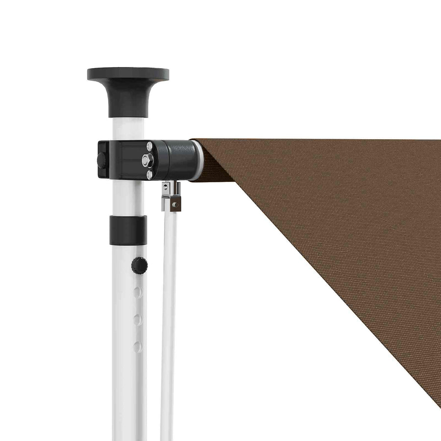 Handmatig uitschuifbare luifel Taupe 300 cm
