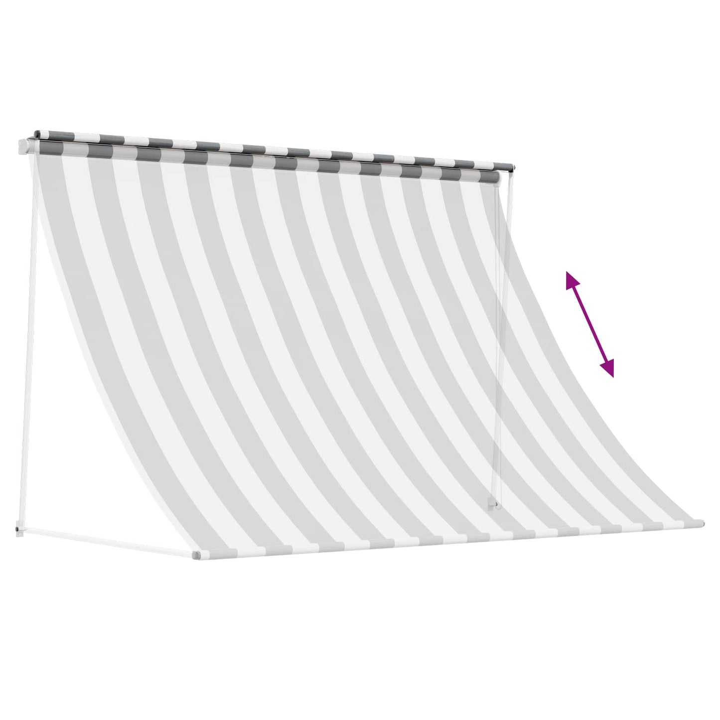 Markies Antraciet en Wit 200 x 150 cm