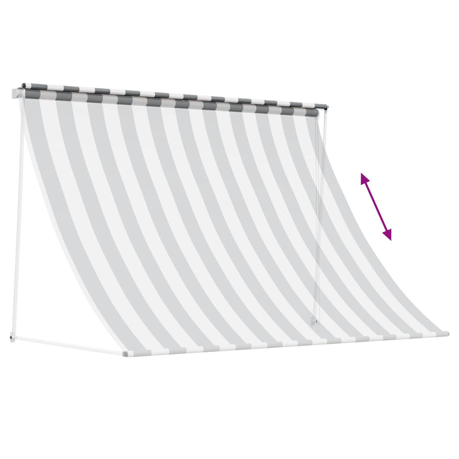 Markies Antraciet en Wit 400 x 150 cm