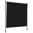 Outdoor Roller Blind Black 150 x 270 cm