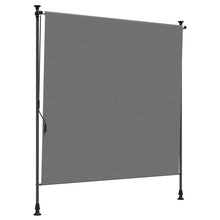 Buiten Rolgordijn Lichtgrijs 120 x 270 cm