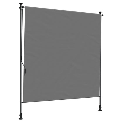 Buiten Rolgordijn Lichtgrijs 120 x 270 cm