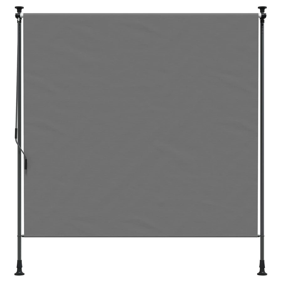Buiten Rolgordijn Lichtgrijs 120 x 270 cm