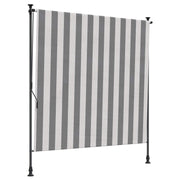 Buiten rolgordijn 200x270 cm antraciet wit