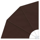 Balkonscherm 140x140 cm polyester bruin