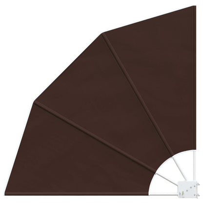 Balkon Privacy Scherm 140 x 140 cm Polyester Bruin