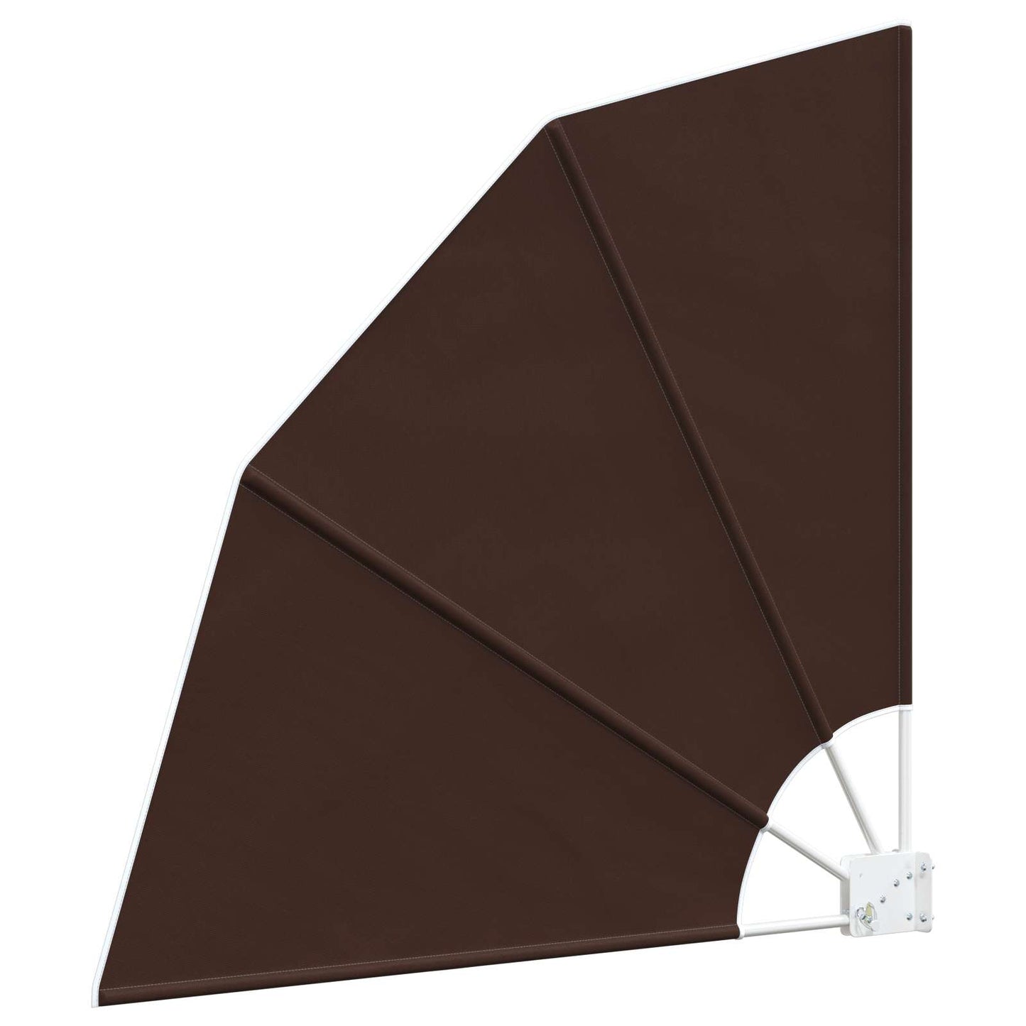Balkon Privacy Scherm 140 x 140 cm Polyester Bruin