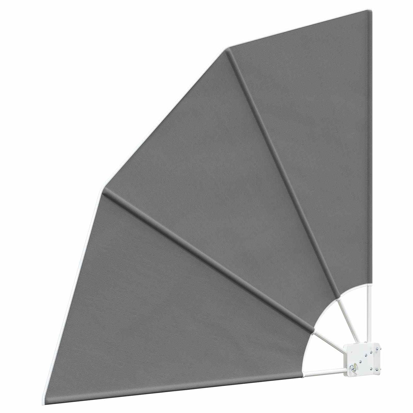 Balkon Privacy Scherm 140 x 140 cm Polyester Lichtgrijs