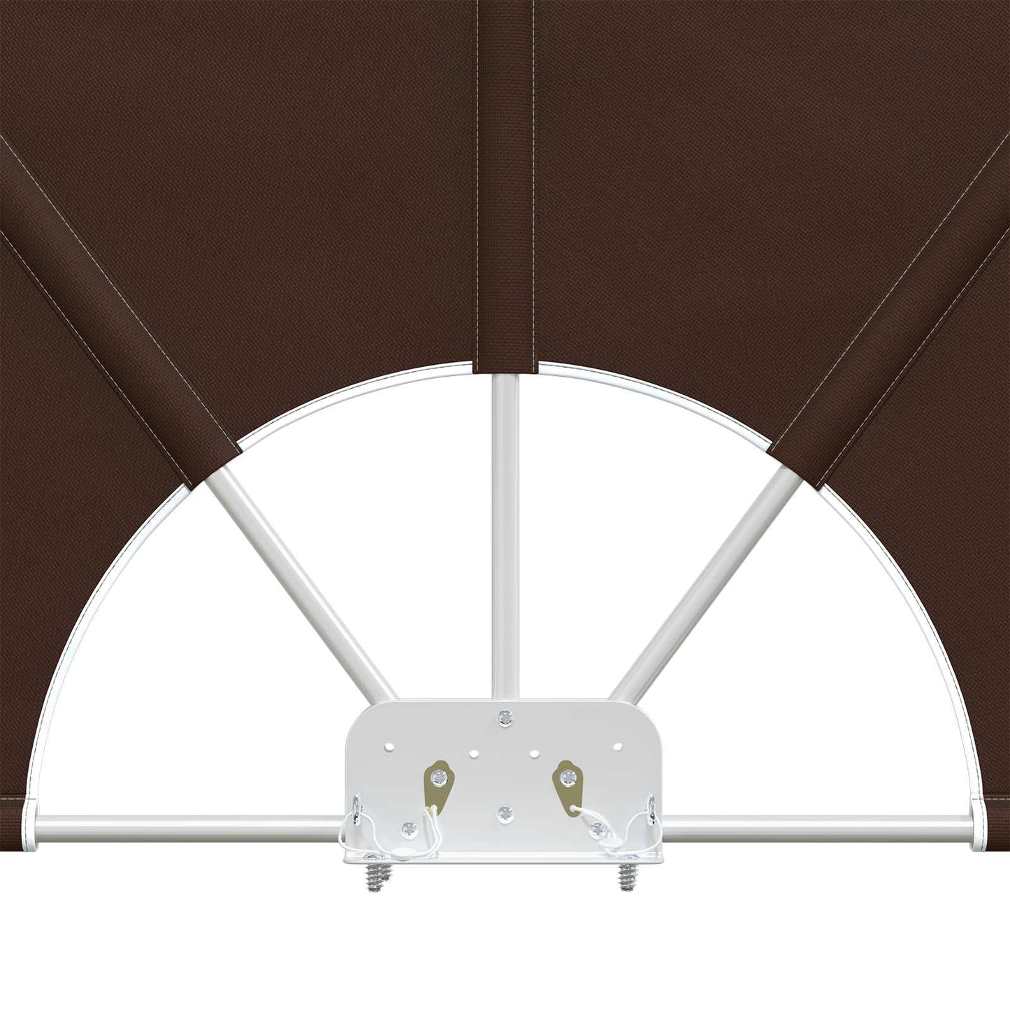 Balkon Privacy Scherm 240 x 160 cm Polyester Rechthoekig Bruin