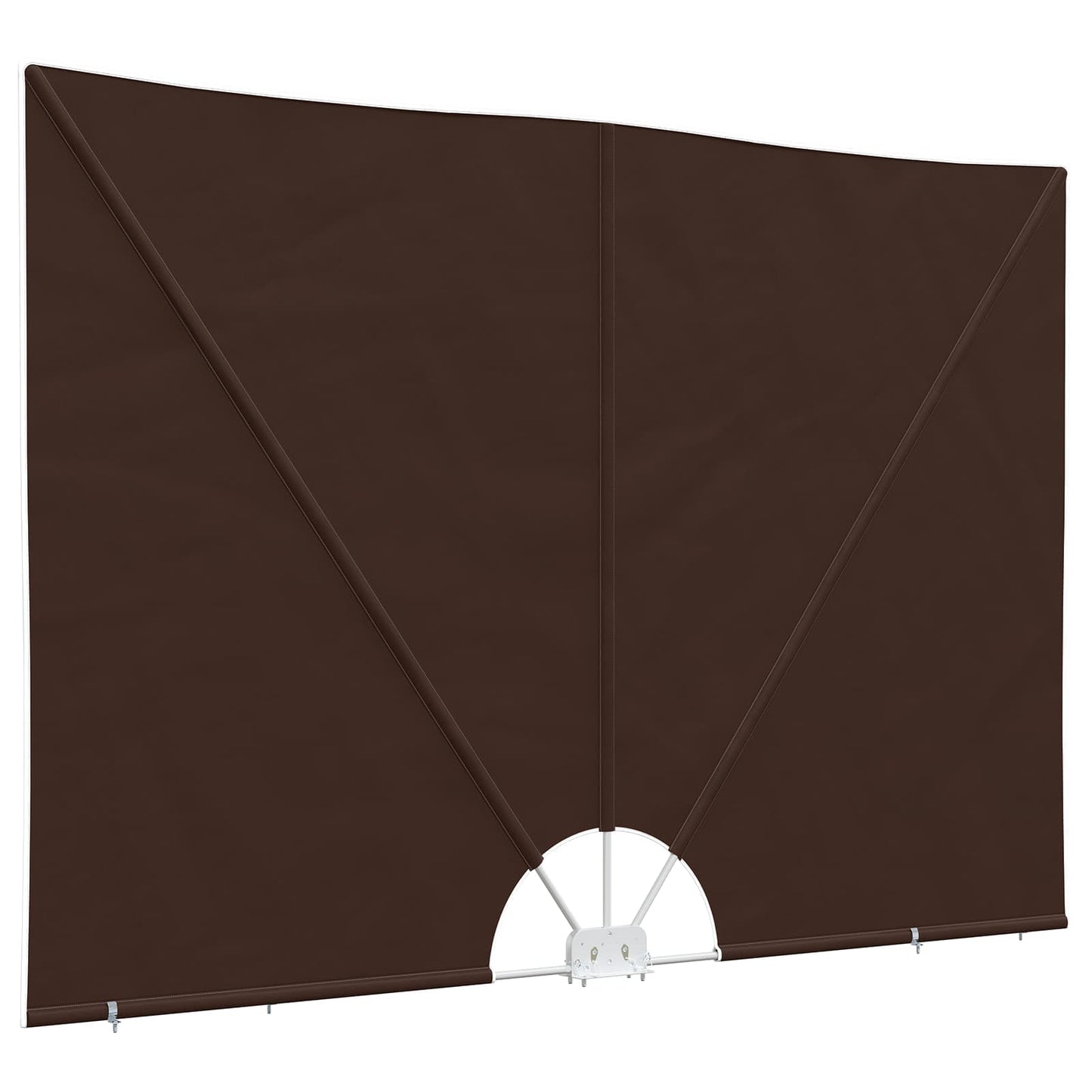 Balkon Privacy Scherm 240 x 160 cm Polyester Rechthoekig Bruin